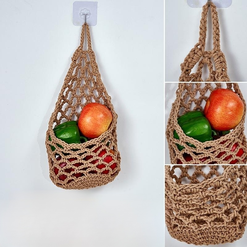 Wall-Mounted Fruit and Vegetable Basket