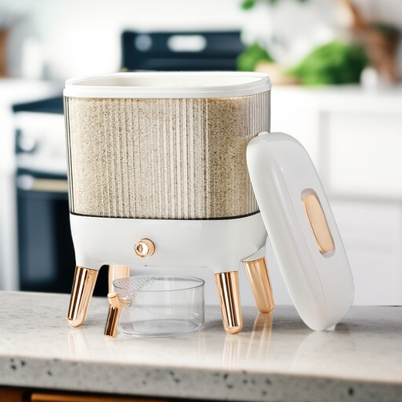 밀폐형 압착식 쌀통