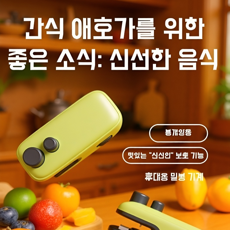 식품 포장에 사용되는 미니 밀봉기