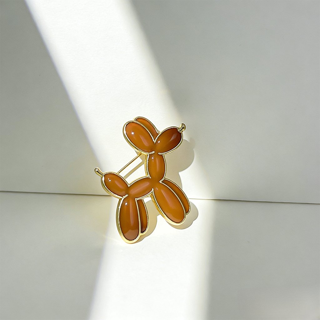 Vintage Style Dog Brooch