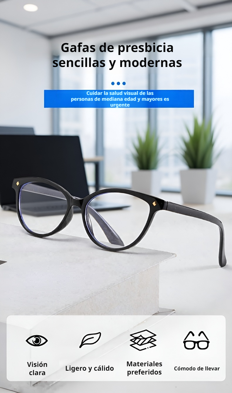 Gafas elegantes para proteger la vista