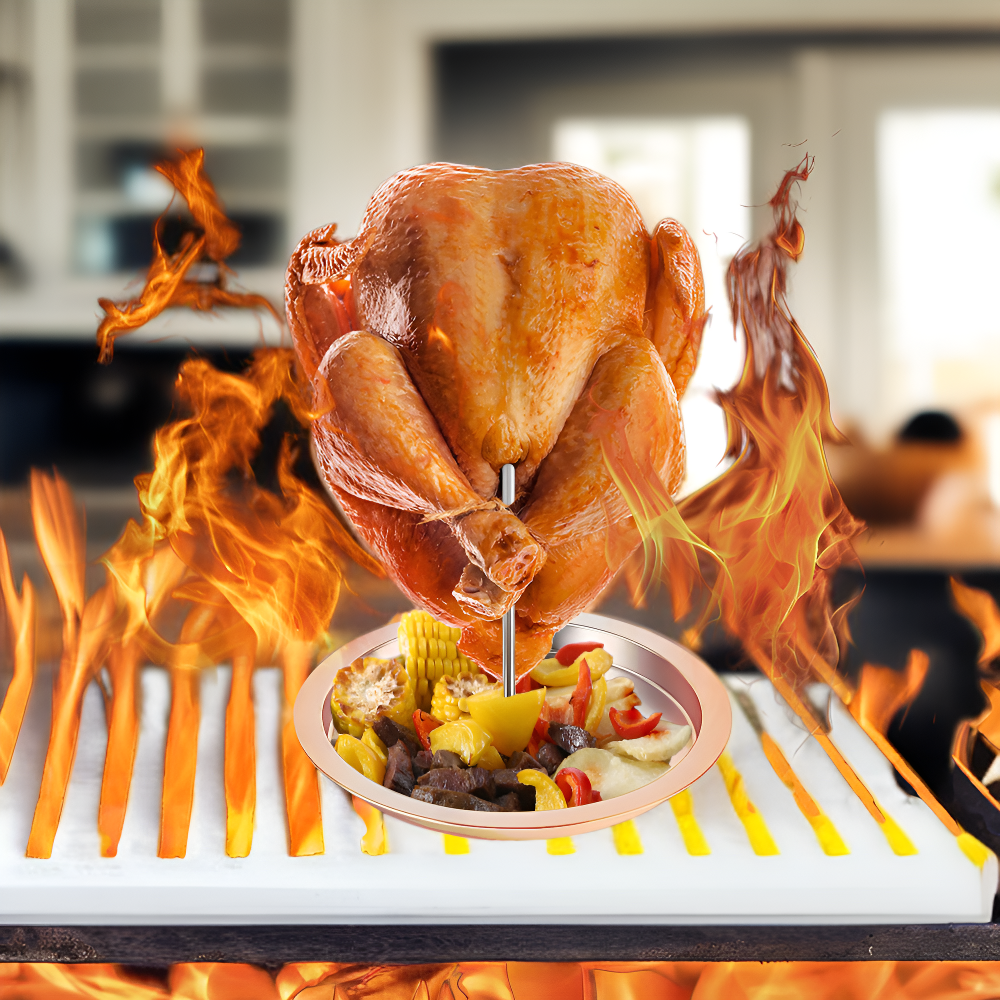 야외 바베큐에 적합한 닭다리 그릴