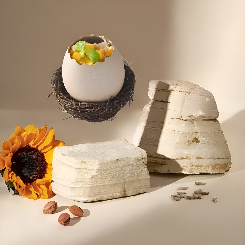 จานเปลือกไข่ลายเถาวัลย์ สำหรับอาหารหลากหลาย