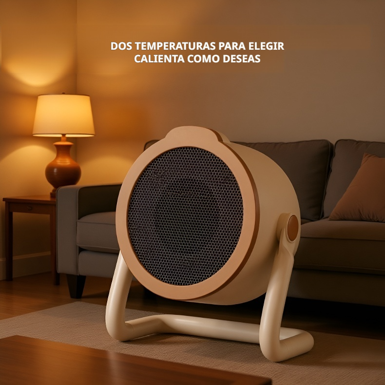 Calefactor portátil de escritorio, calentador vertical para pies, estufa eléctrica para dormitorio