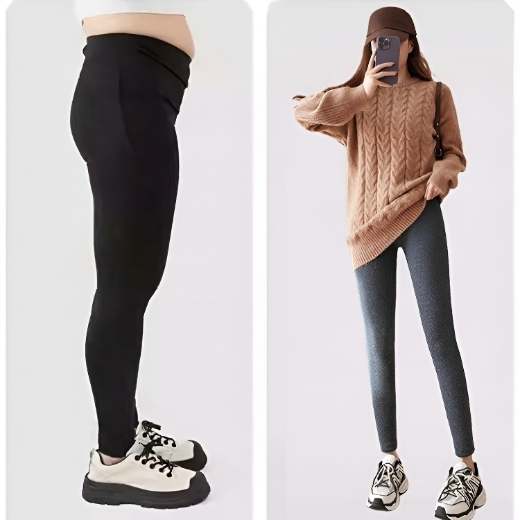 HFH 두꺼운 밍크레깅스 600g 겨울용 여성 방한보온 탄력성 히팅 속기모 내구성