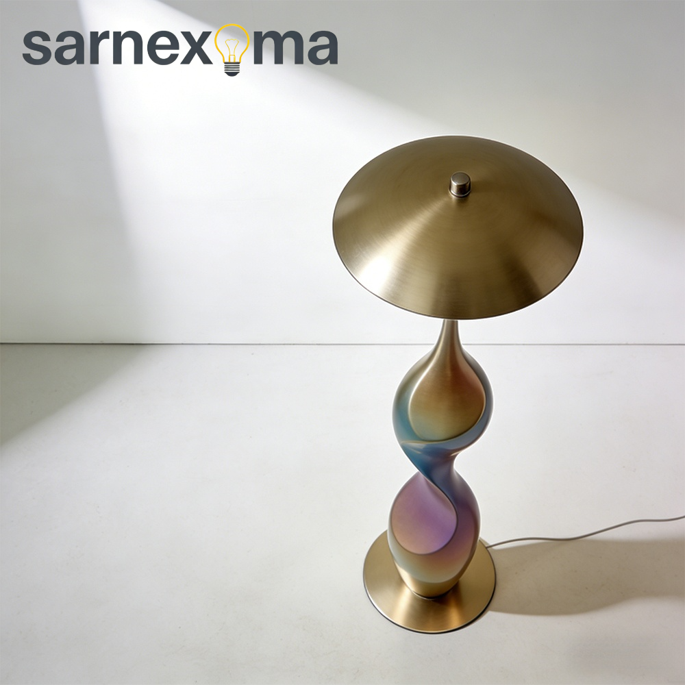 輕奢金屬落地燈