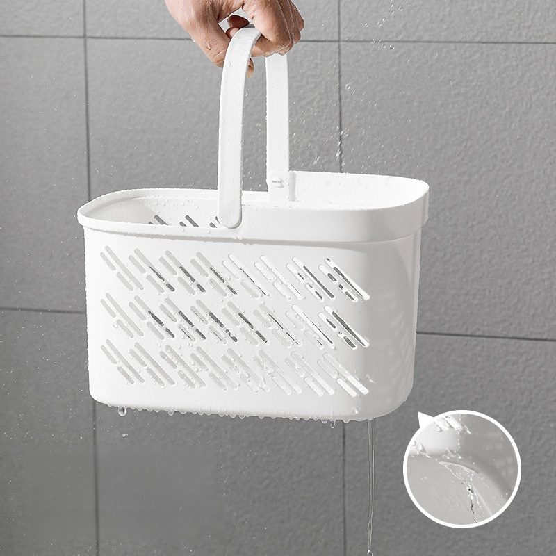Cesta organizadora multifuncional para baño