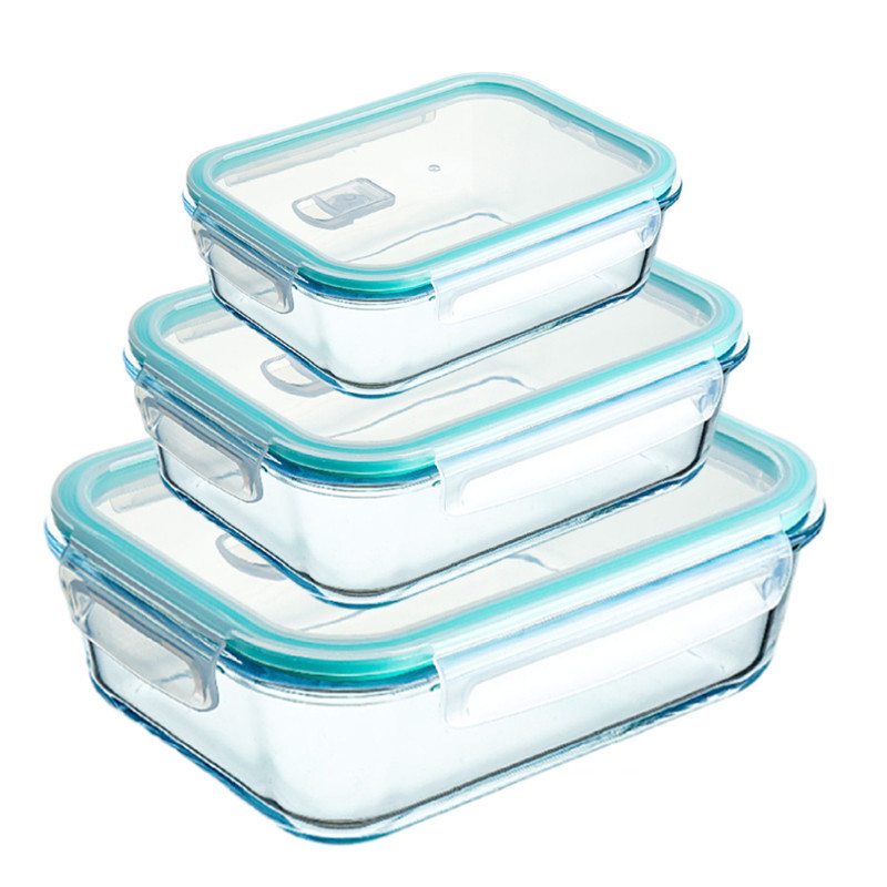 Heat-resistant glass lunch box