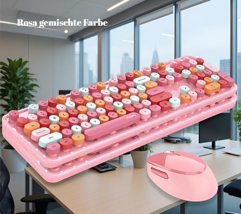 Kabellose Tastatur und Maus für produktives Arbeiten