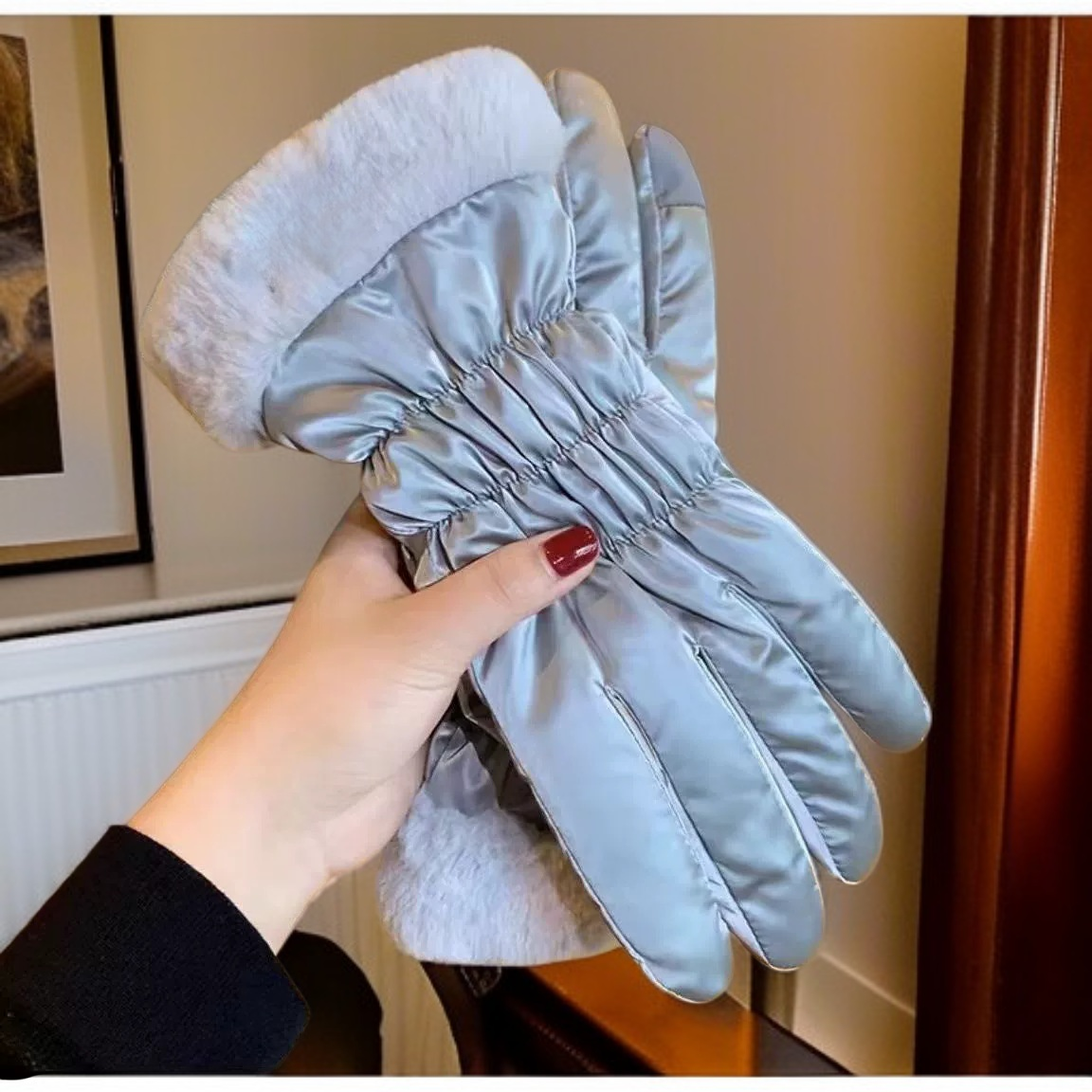 防水タッチスクリーングローブ 