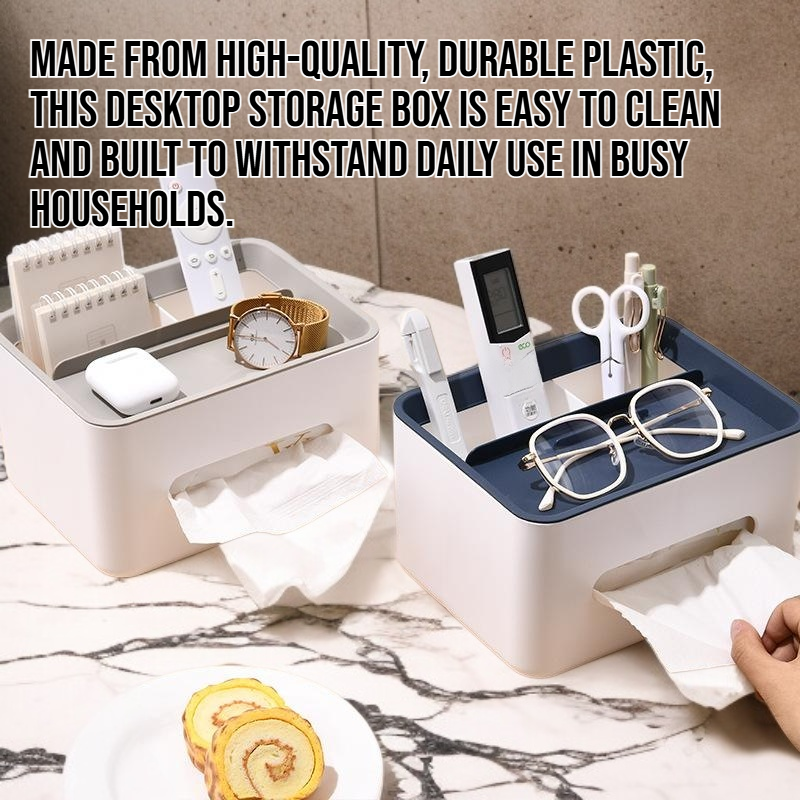 plastic storage box for living room desktop