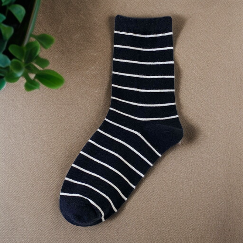 Lange Baumwollstrümpfe für Damen