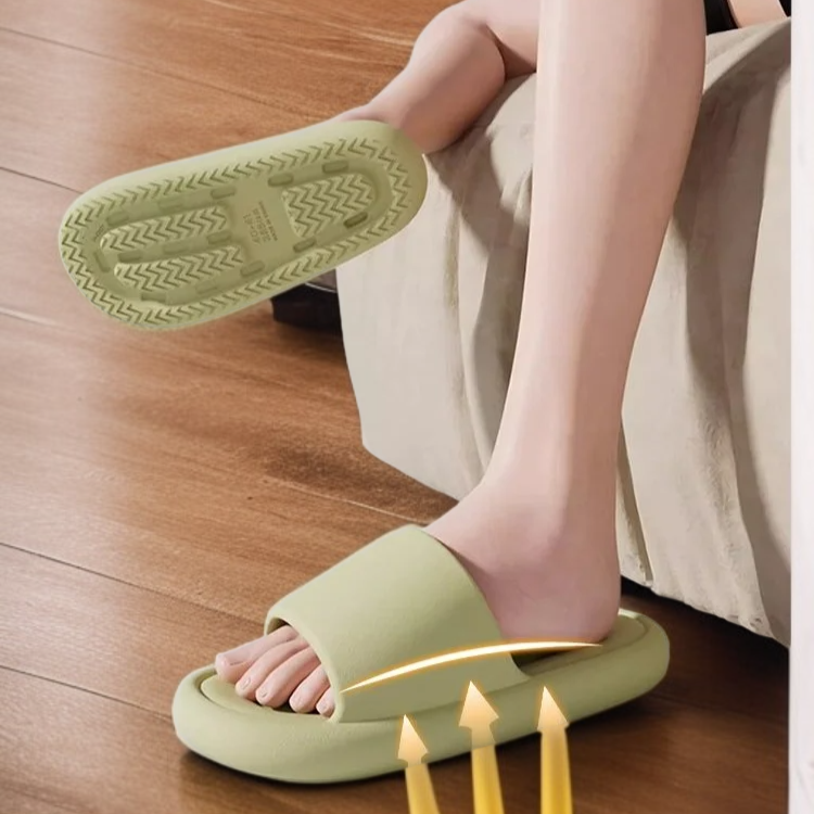 Plush novelty slippers with soft interior