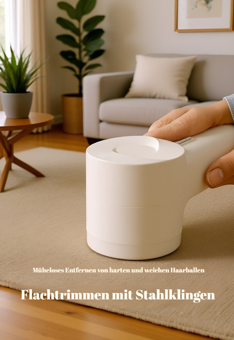 Fusselrasierer entfernt Flusen und Fusseln