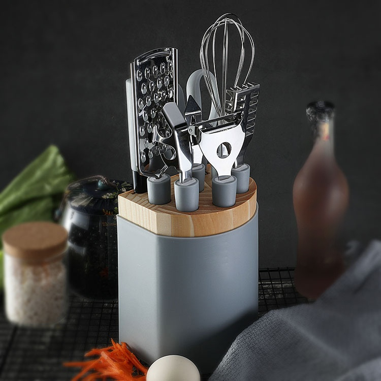 9종 스테인리스 스틸 주방 도구 세트