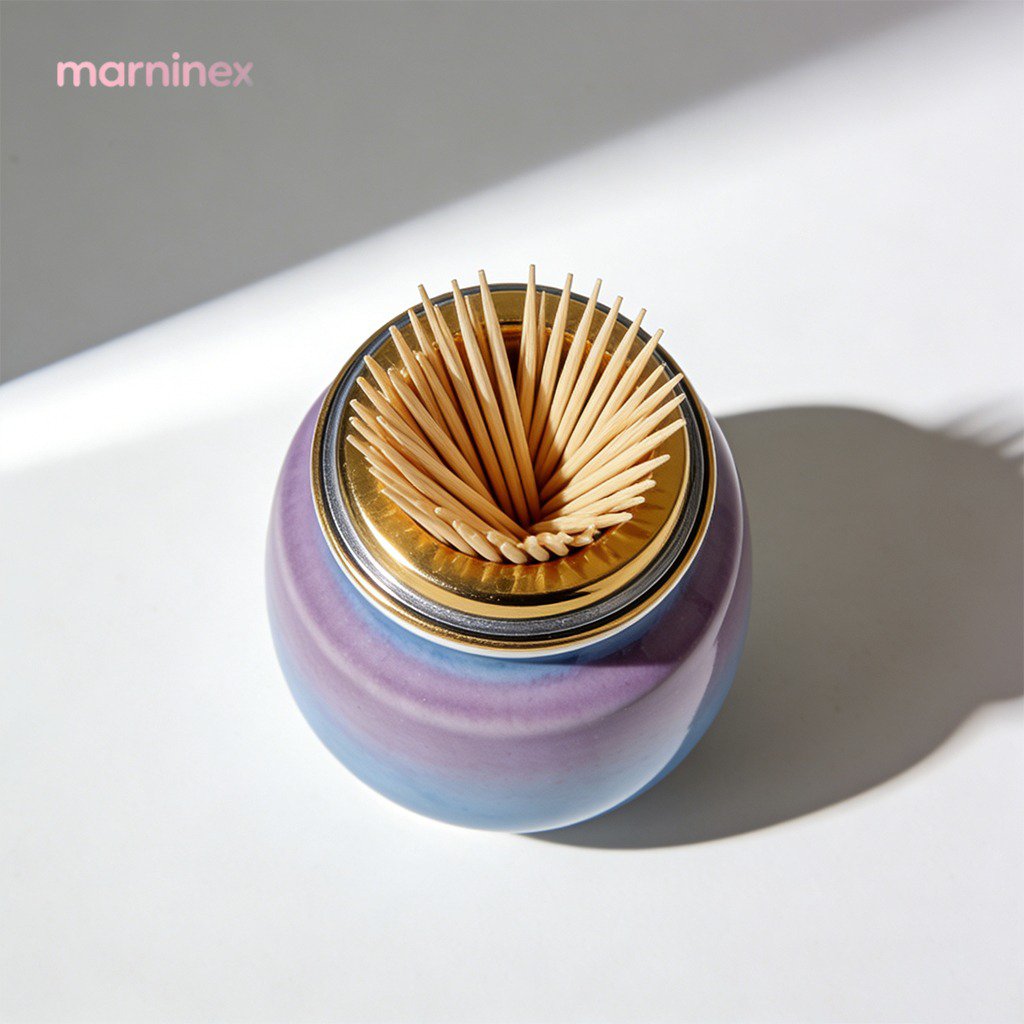 Palillero magnético de cerámica sencillo (2 piezas)