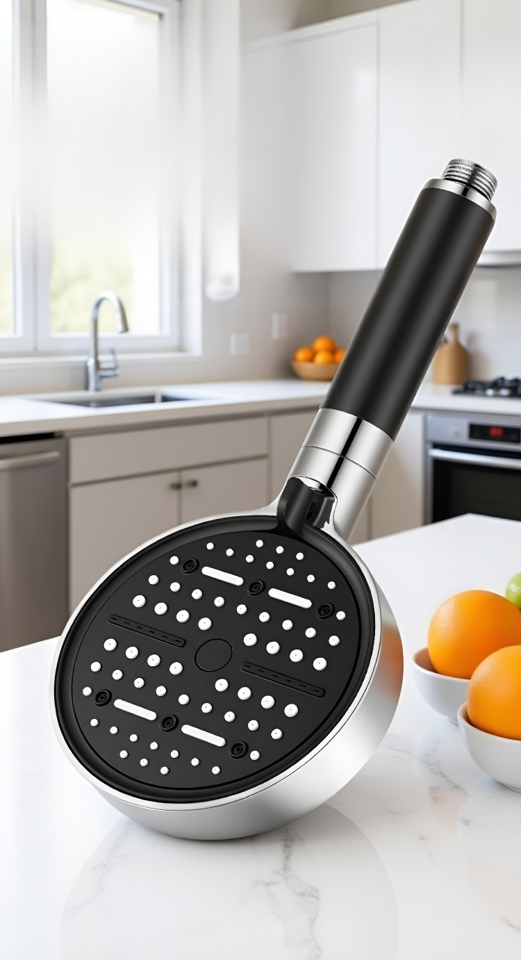 シャワーヘッドの取り付け方法説明画像