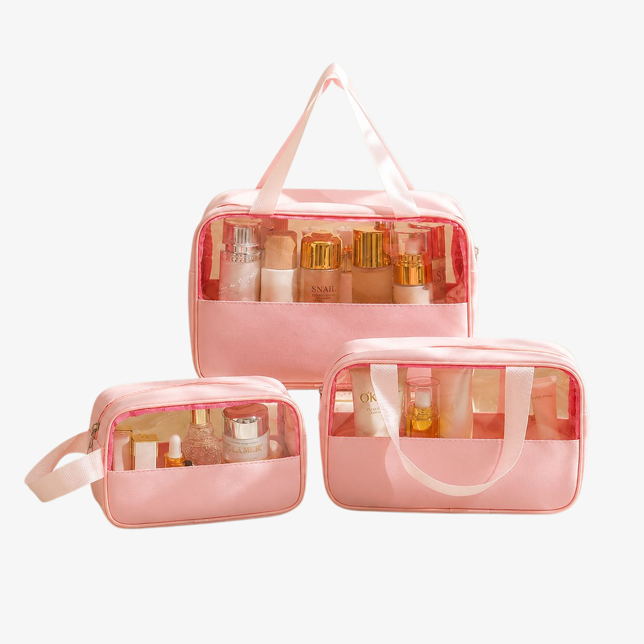 Wasserdichte transparente Schminktasche
