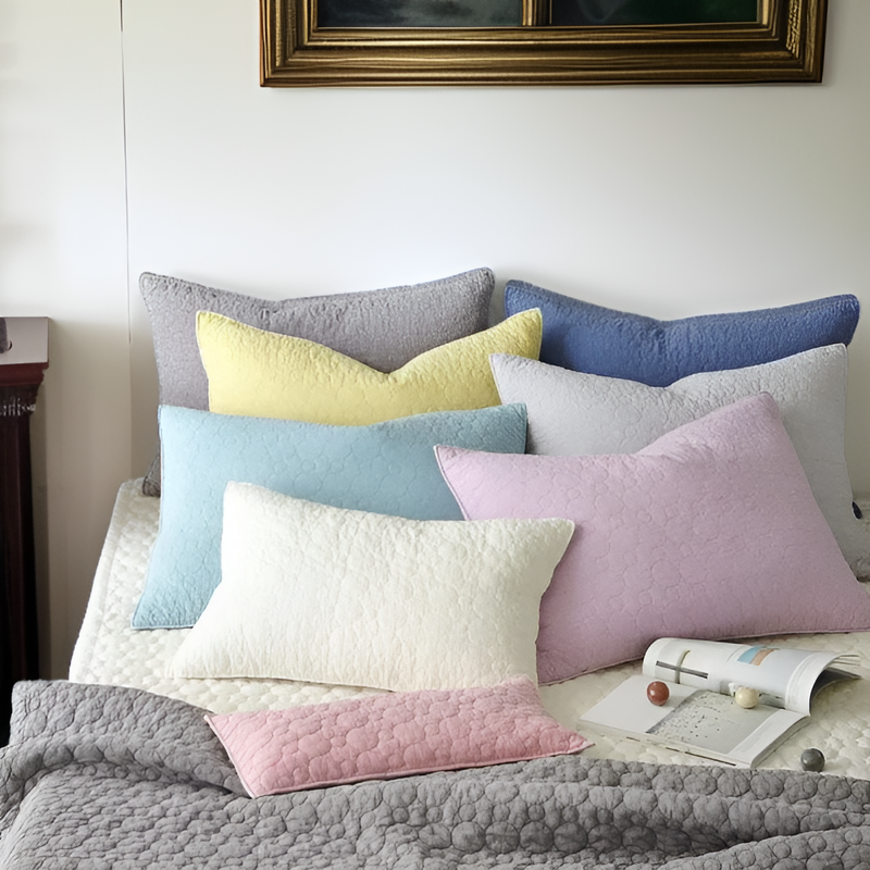 หมอนอิงทรงสี่เหลี่ยมพร้อมแกนสำหรับโซฟาและห้องนั่งเล่น ครอบคลุมหมอนอิงสำนักงาน