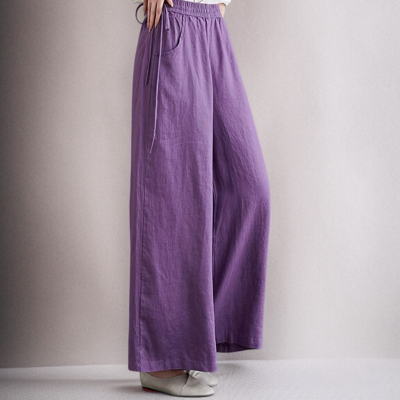 おしゃれなハイウエストデザインパンツ