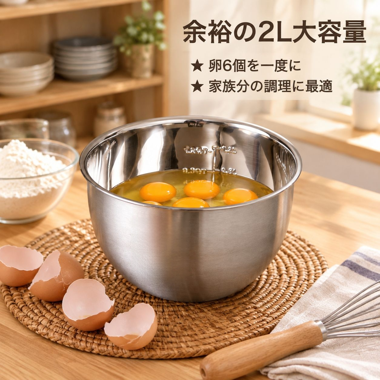 多機能ステンレスボウル