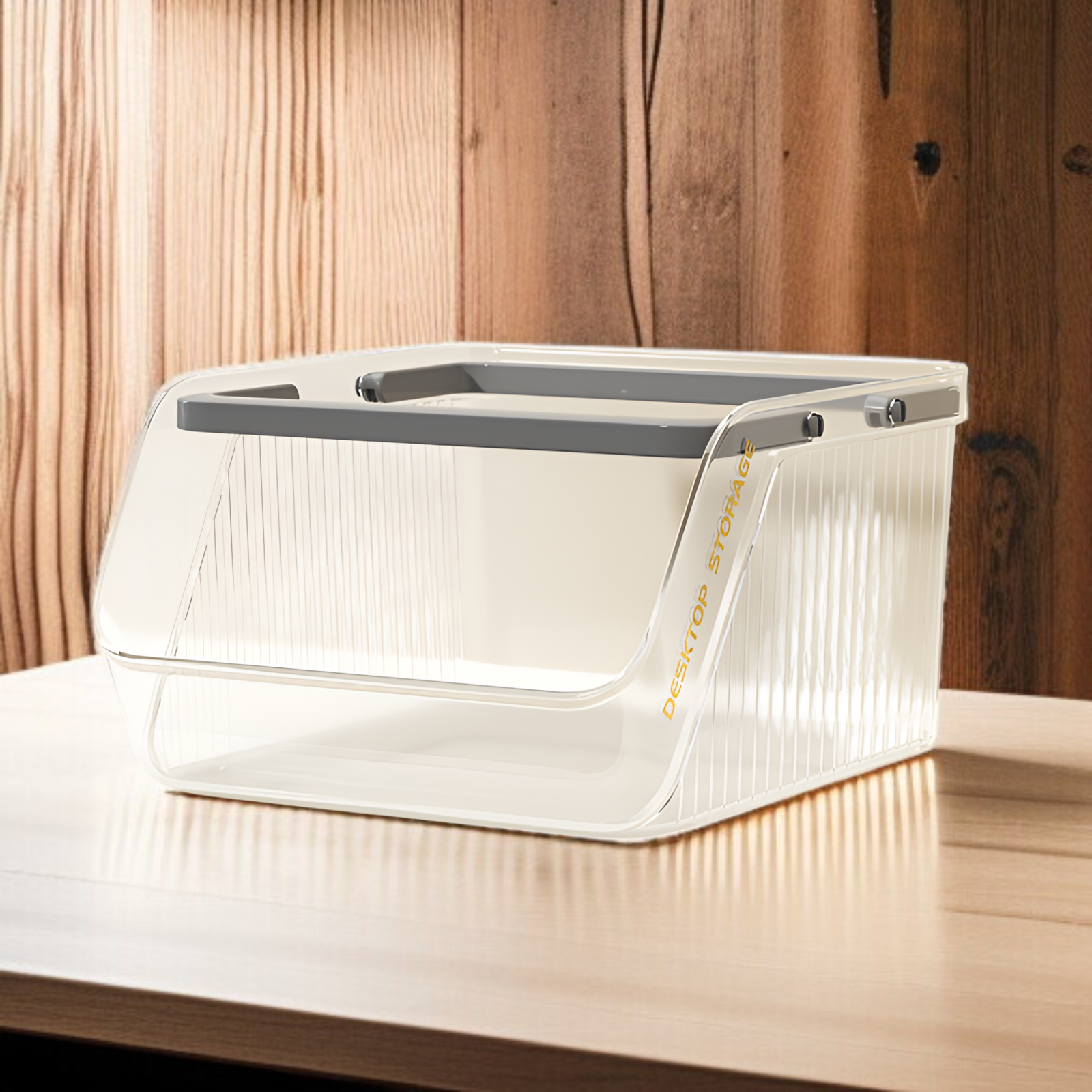 デスクトップ透明アクリル引き出し収納ボックスフェイシャルマスクスキンケア化粧品雑貨収納バスケットスナックラック