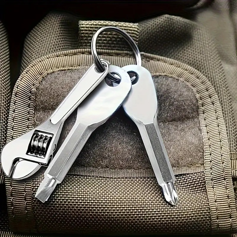 Double-ended Wrench Keychain Multifunction Bottle Opener
