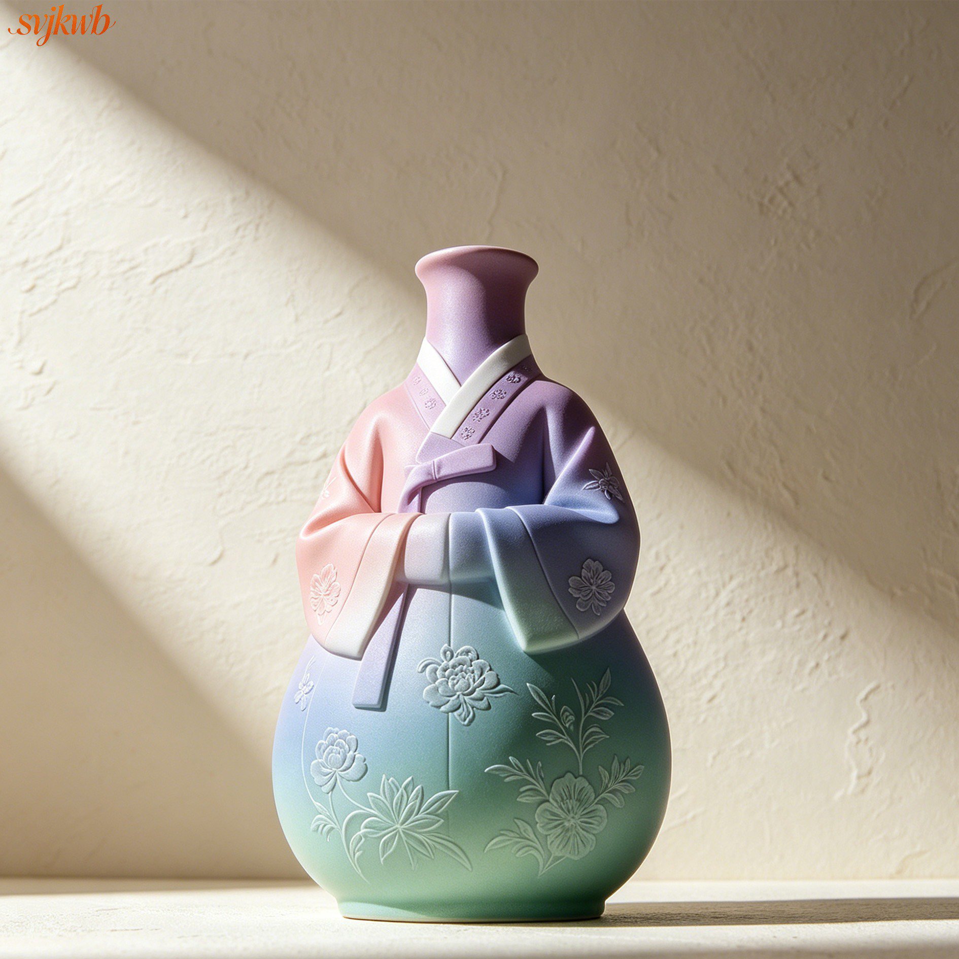 창의적인 디자인의 인테리어 병