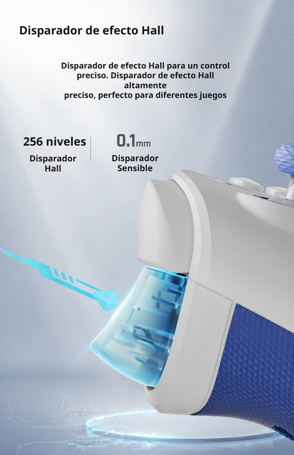 Mando ergonómico para jugadores multiplataforma