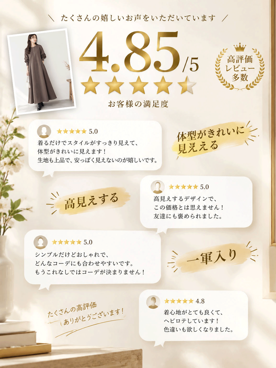 前後2WAYパーカーワンピース