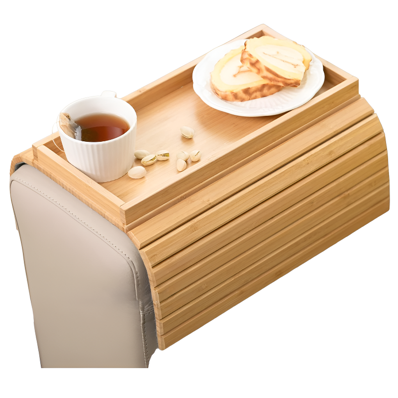 Foldable Bamboo Tray Multifunctional Food and Fruit Tray