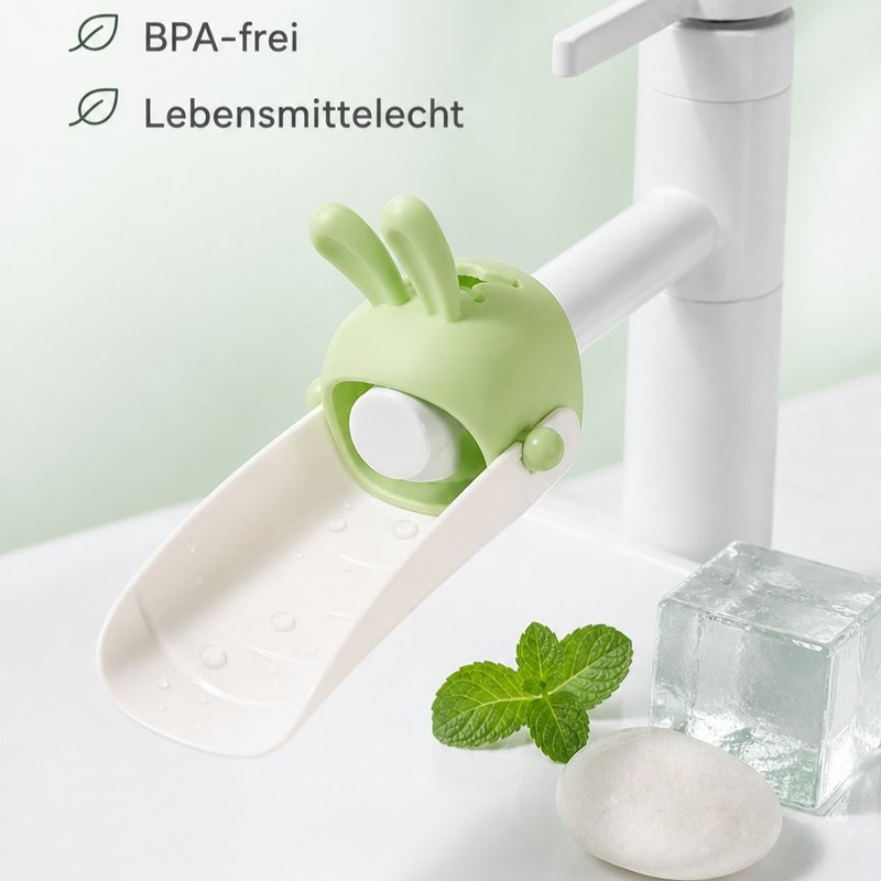 Wasserhahn-Verlängerung für Kinder, Spritzschutz für Waschbecken im Badezimmer