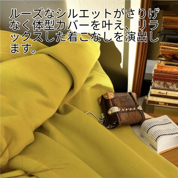 女性用ラウンドネック スウェットシャツ ゆったり大きいサイズ