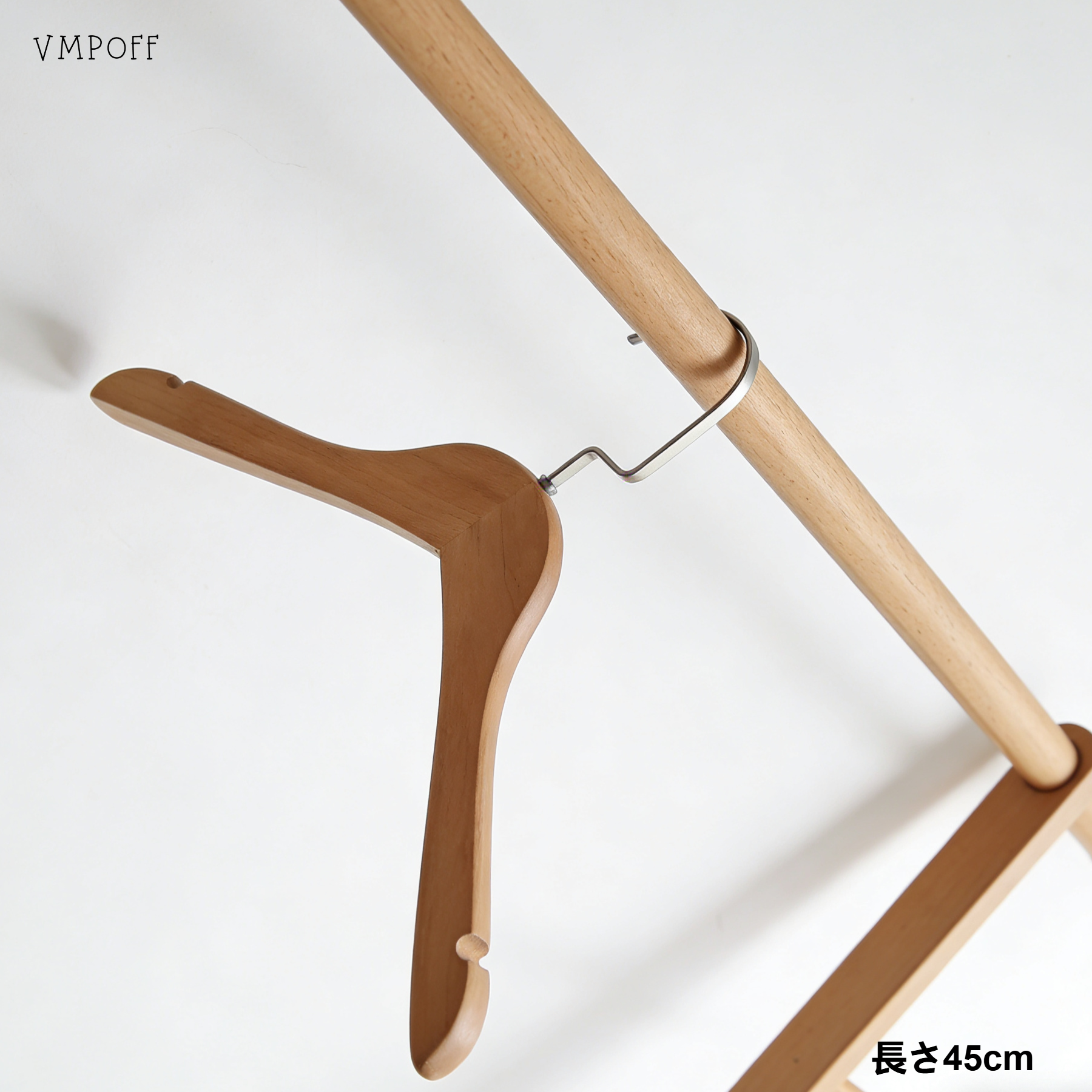 木製ハンガー20本セットの全体画像