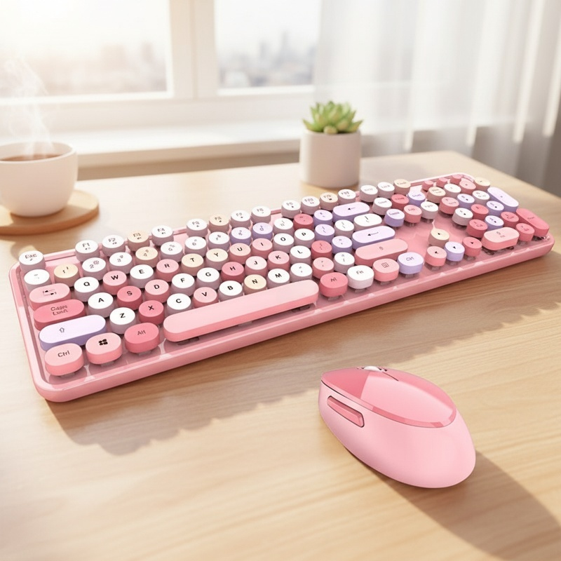 2.4G Wireless Keyboard and Mouse Combo for Office