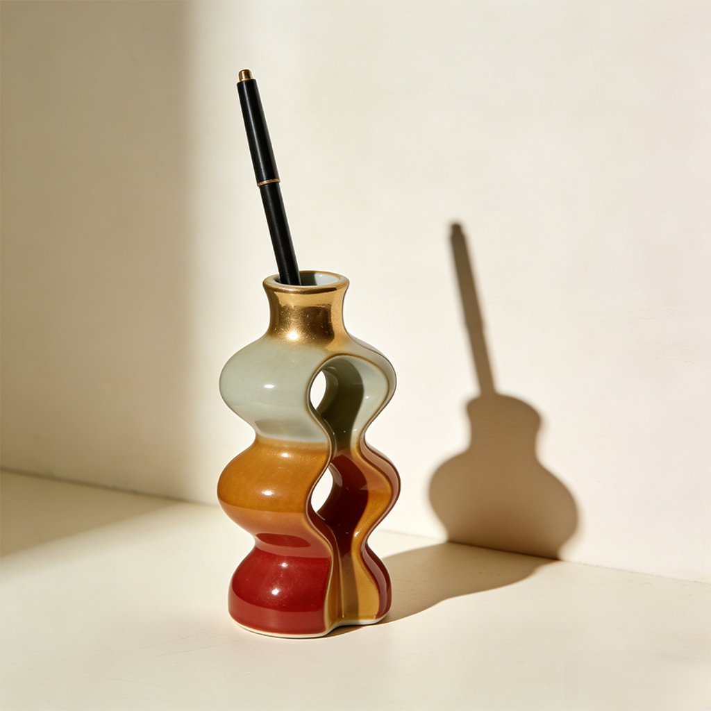 Detalle de escultura decorativa de arte moderno