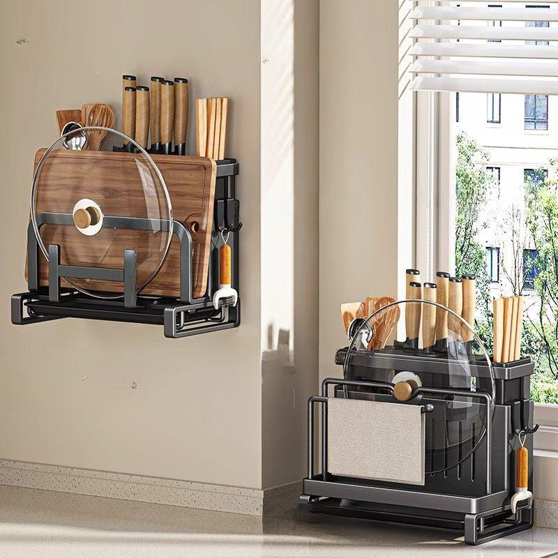 Multifunctional Kitchen Knife and Chopsticks Holder Rack