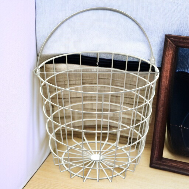 Vintage Metallkorb für Zeitungen, Magazine, Brot und Früchte – Multifunktionaler Aufbewahrungskorb