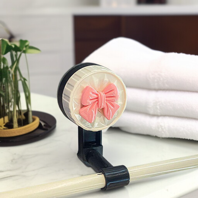 Luxury Dopamine Suction Cup Towel Rack, High-Value Bathroom Storage Rack