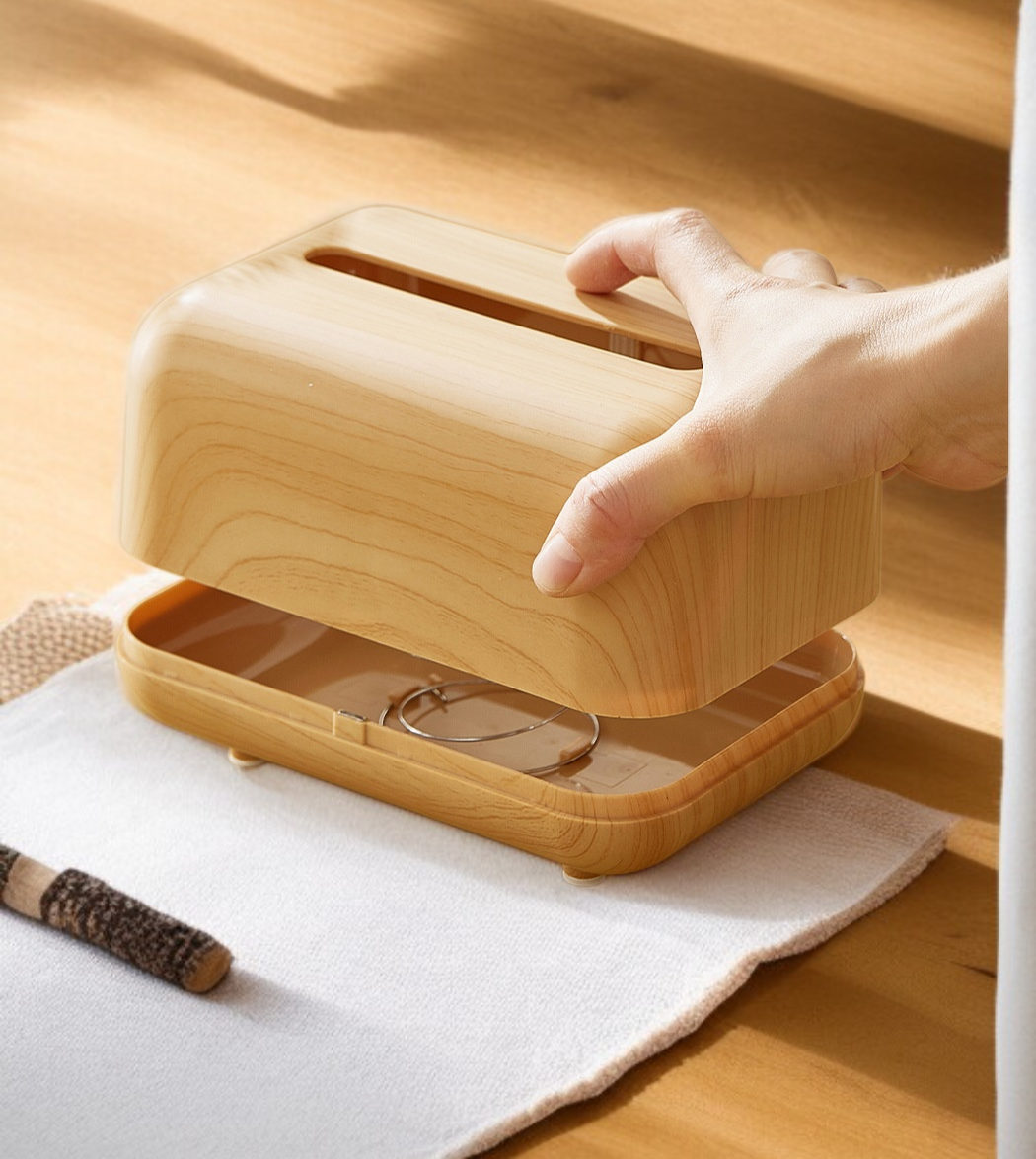 고급스러운 홈 데스크탑 냅킨 박스 디테일