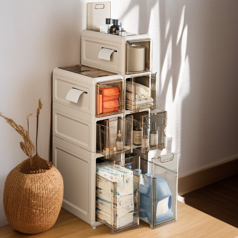 スリムデザインのキャビネット