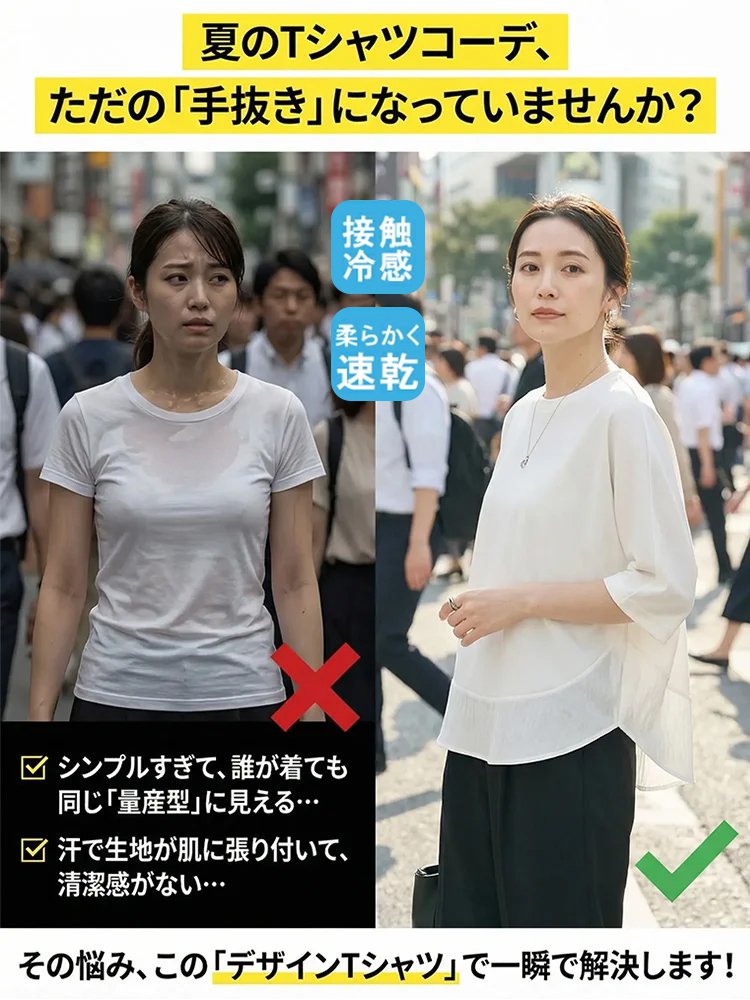 レディース夏用カジュアルブラウス