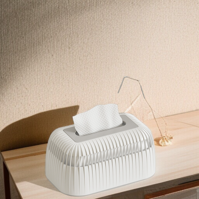 ホームデスクトップティッシュボックスリビングルームプレミアムライト高級紙箱高値シンプルなプラスチックのコーヒーテーブルの紙箱