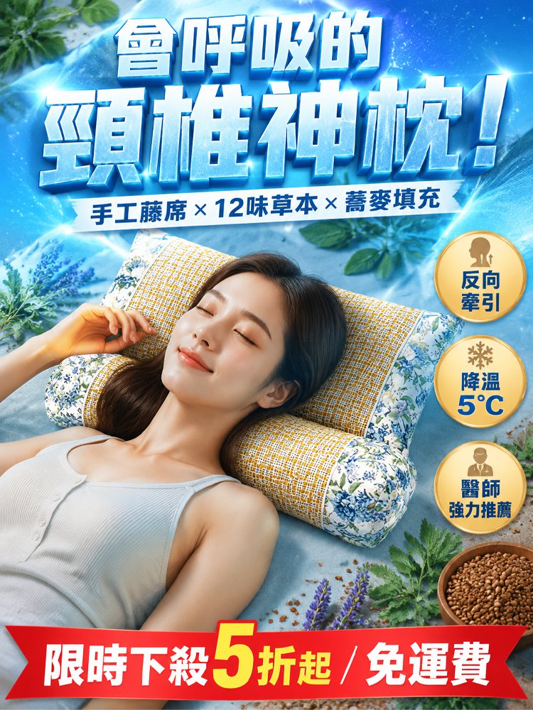 Buckwheat Triangle Cervical Pillow