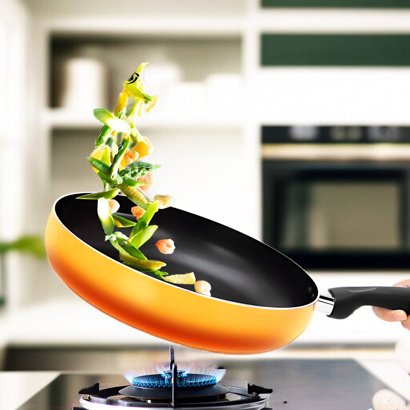 フライパン、ノンスティックパン、フライパン、ステーキロースト、油を使わない電磁調理器、ガスコンロ、万能鍋