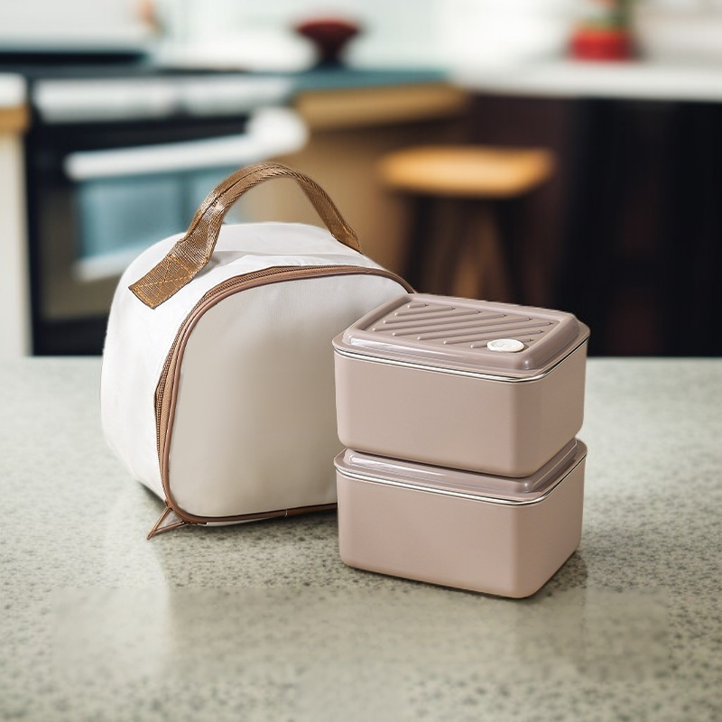 스테인리스 스틸 사각 도시락통/식품 보관 용기