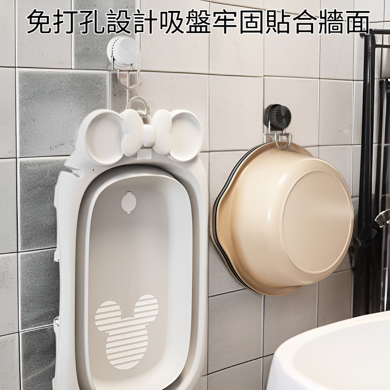 免打孔吸盤臉盆置物架