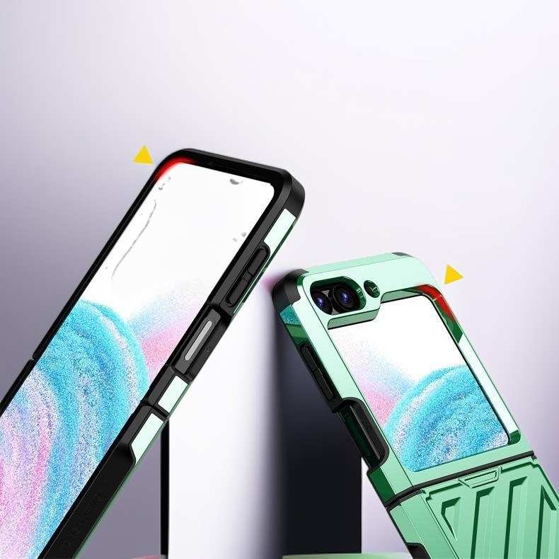 폴딩백 케이스 넘어짐 방지 전기도금 갑옷 케이스 다양한 폰 적용