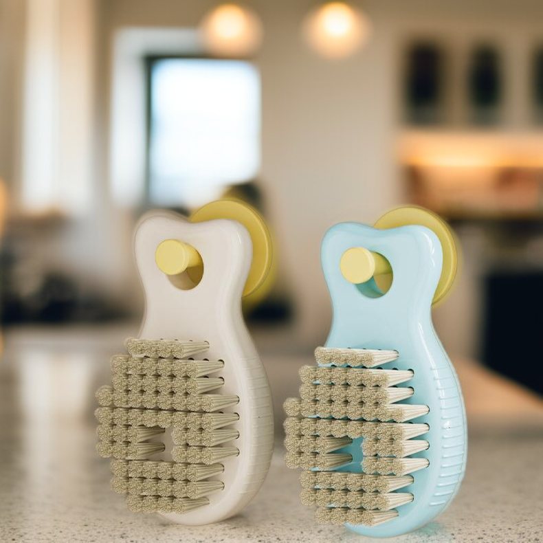 주방 싱크대 청소 브러쉬 다용도 사각 청소 브러쉬 스타일링 작은 물고기 펌핑 출액 브러쉬 냄비 그릇 싱크대 브러쉬