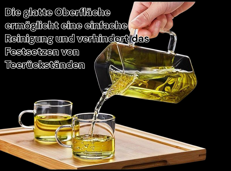 Modernes Teesieb aus Glas